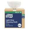 Tork Light Duty Cleaning Cloth - 10 Boxes per Case, 120 Sheets per Box, Bracket wiper system