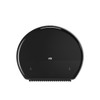 Tork Jumbo Toilet Paper Roll Dispenser Black T1 - Universal Quality, Elevation Design, Plastic