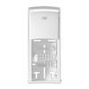 Tork Twin Toilet Paper Roll Dispenser White T26 - High-Capacity plugged core toilet paper system