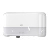 Tork OptiServe 2-Roll Coreless Toilet Paper Dispenser White T7 - Elevation Design, Plastic