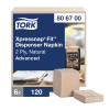 Tork Xpressnap Fit Natural Dispenser Napkin - 36 Packs per Case, Xpressnap Fit Napkin Dispenser System