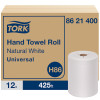 Tork Universal Hand Towel Roll - 12 Rolls per Case, Mini Mechanical Hand Towel System, natural white