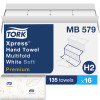 Tork Premium Soft Xpress Multifold Hand Towel - 16 Packs per Case, 135 Sheets per Pack, Premium Quality