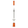 Exel ComfortPoint Insulin Syringes – U-100 with Permanently Attached Needle, 28G to 31G, Case 500