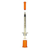 Exel ComfortPoint Insulin Syringes – U-100 with Permanently Attached Needle, 28G to 31G, Case 500
