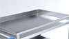 Lakeside Guard Rail Utility Cart with 18 x 27 in Shelves, 32-5/8 x 19-3/8 x 34-1/2 in Overall