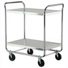 Lakeside Stainless Steel Utility Cart with 21 x 33 in Shelves, 36 x 23 x 40-1/8 in Overall