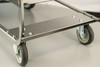 Lakeside Stainless Steel Utility Cart with 21 x 49 in Shelves, 54-5/8 x 22-3/8 x 37 in Overall