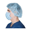 Dukal Bouffant Cap, 21", Blue, Non-Sterile, 100/Box, 5 BX/CS, 500 per Case, for Head Covers & Caps