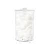 Dukal Plastic Sundry Jars, Clear, 6-1/2" x 4", Non-Sterile, 5/Case, Plastic Lids, 6½"H x 4¼" Dia