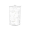 Dukal Plastic Sundry Jars, Clear, 6-1/2" x 4", Non-Sterile, 5/Case, Plastic Lids, 6½"H x 4¼" Dia