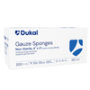 Dukal Gauze Sponges, 12-Ply, 4" x 4", Non-Sterile, 200/Bag, 10 BG/CS, 10 bg/cs (50 cs/plt)