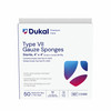 Dukal Premium Care Sterile Type VII Gauze Sponges, 8-Ply, 4" x 4", 2/Pack, 50 PK/BX, 12 BX/CS