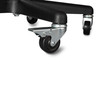 Dukal Mayo Stand – Adjustable 12.5″ x 19″ Stainless Steel Tray with 5-Leg Locking Caster Base for Clinical Use