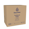 Dukal Toothbrush Holder, Clear, Non-Sterile, 100/Case, 2-Piece Tube, 100 per Case, for Toiletries & Hygiene