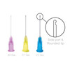 Dukal Irrigation Probes with Side Port Luer Lock, 30G, Purple, Non-Sterile, 100/Box, 2000 per Case