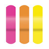 Dukal Design Series Neon Adhesive Bandages with Stat Strip Technology 3/4" x 3" – Sterile, Latex-Free, Neon Colors