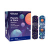 Dukal Design Series Planet and Stars Adhesive Bandages with Stat Strip Technology 3/4" x 3" – Sterile, Latex-Free, Space Print