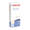 Dukal Sterile Clear Adhesive Bandages 3/4" x 3" – Ultrasonic Perforations, Latex-Free, Transparent