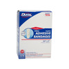 Dukal Sterile Plastic Adhesive Bandages 3/4" x 3" – Plastic, Sheer, Flexible, Absorbent, Bulk, Latex-Free