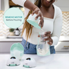 Motif Aura Glow Wearable Breast Pump – Hands-Free Hospital Suction with Nightlight & 4 Pump Modes