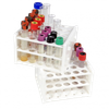 T-Racks Laboratory Tube Rack – 25 Place, Wood Construction, Expandable for 13-16 mm Tubes
