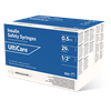 UltiCare U-100 Insulin Safety Syringes – Permanently Attached Needle, 29G X 1/2 In, Micro Polished