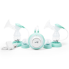 Motif Twist Double Electric Breast Pump – Lightweight, Quiet, Battery or Plug-In, Closed System, Three Shield Sizes