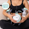 Motif Twist Double Electric Breast Pump – Lightweight, Quiet, Battery or Plug-In, Closed System, Three Shield Sizes