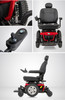 Jazzy 600 ES Power Wheelchair – 300 lbs Capacity, Long Range Battery, Smooth Maneuvering
