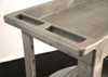 Lakeside Plastic Utility Cart – Deep Well Shelves, 2 Shelf Design, 24 x 36 in Platform, Durable Construction