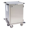 Lakeside 6940 Closed Case Cart – Welded Stainless Steel, One Door, Wire Shelves, 30 X 29 X 39 in