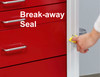 Lakeside Classic Emergency Cart – 6-Drawer, Breakaway Lock, Steel Construction, 32 X 25 X in