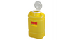 BD Chemotherapy Sharps Container – 5 Gal Capacity, Hinge Cap, Yellow, Polypropylene Construction