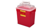 BD Multiuse Nestable Sharps Container – 6 Gal Capacity, Hinge Cap, Red Polypropylene, 12.8 X 8.8 X 17.1 in