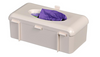 BD Sharps Container Glove Box – Light Beige, Plastic Construction, 11.9 X 4.5 X 6.3 in Dimensions