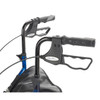 Deluxe 3-Wheel Aluminum Rollator – Lightweight, Foldable, 7.5" Casters, Compact & Adjustable Handles