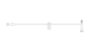 BD Smartsite Extension Set – Smallbore Tubing, Slide Clamp, 15 cm (6 in) Length, 0.2 mL Priming Volume, Fluid