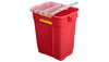 BD Large and Extra Large Sharps Container – 9 Gal Capacity, Hinge Top, Red Polypropylene, 17.7 × 12 × 18.6 in
