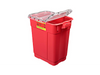 BD Large and Extra Large Sharps Container – 9 Gal Capacity, Hinge Top, Red Polypropylene, 17.7 × 12 × 18.6 in