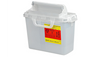 BD Patient Room Sharps Container – 2 Gal Capacity, Counterbalanced Door, Locking Lid, Polypropylene