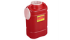 BD Multiuse One-Piece Sharps Container – 5 Gal Capacity, Tethered Cap, Red, Polypropylene Construction