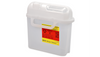 BD Patient Room Sharps Container – 5.4 Qt, Counterbalanced Door, Pearl, Polypropylene, 11.6 X 4.5 X 11.2 in
