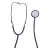 Dukal Tech-Med Single Head Stethoscope – 22 in PVC Tubing, Adjustable Chrome-Plated Brass Binaurals, Grey