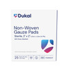 Dukal Sterile Non – Woven Gauze Pads – 4 – Ply, 2 X 2 in, 1/pk, 25 Pk/bx, 24 Bx/cs – brand_name Dukal
