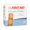 Dukal American Fabric Adhesive Bandages – Sterile, Lightweight, Flexible, 1 x 3 in, 100/BX, 12 BX/CS