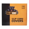 Dukal Unipack Clip Cord Cover – 2 x 1200 ft Roll, Black, Protective Barrier for Tattoo Equipment