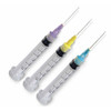 Dukal Combo Irrigation 3 cc Syringe with Notched Luer Lock – 30G, Purple, 100/BX, 20 BX/CS