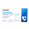 Dukal Sterilization Pouches – 2-1/4 x 3-3/4 in, Color Changing Indicators, 200/BX, 30 BX/CS, 11.5 lb