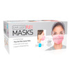 Dukal ASTM Level 1 Face Mask With Ear Loop – Pink, 3-Layer Protection, 50/BX, Non-Sterile, 10.65 lb Case